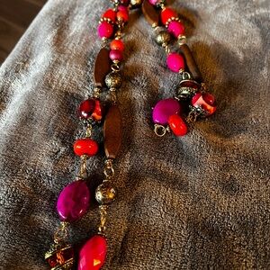 Vibrant Multicolor Beaded Necklace